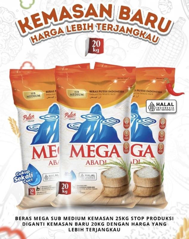 BERAS MEGA OREN 20KG