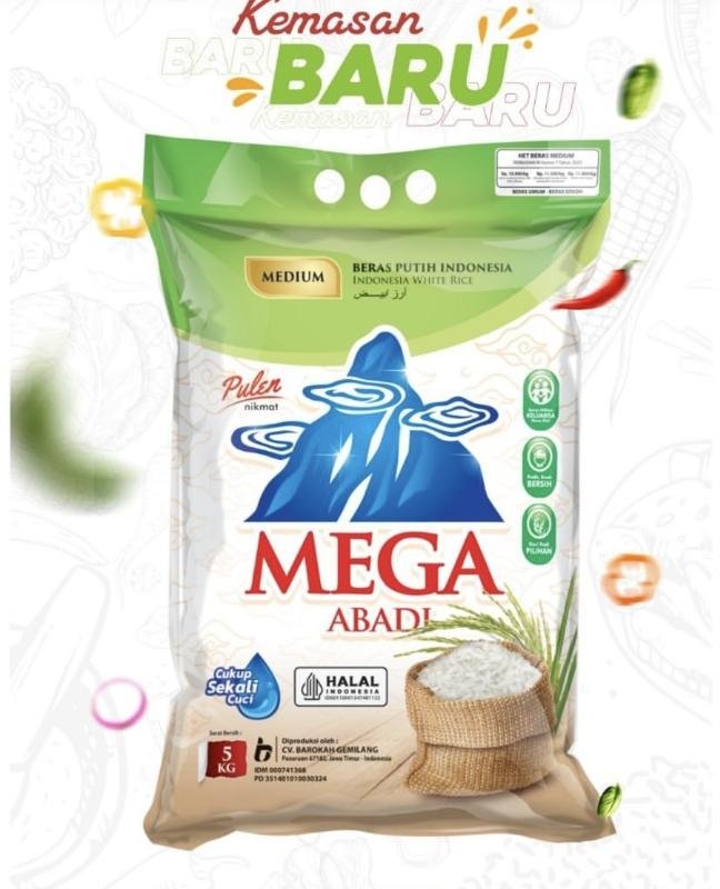 BERAS MEGA HIJAU 5KG