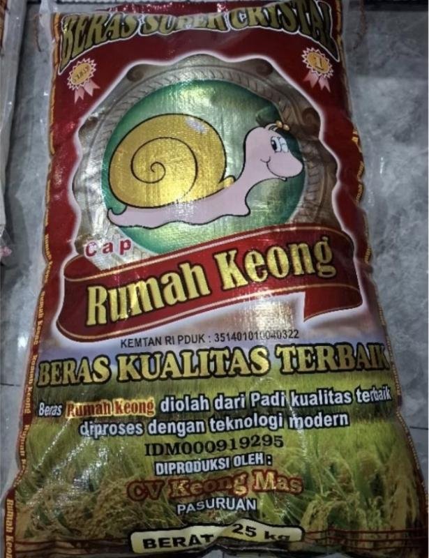 BERAS RUMAH KEONG 25KG