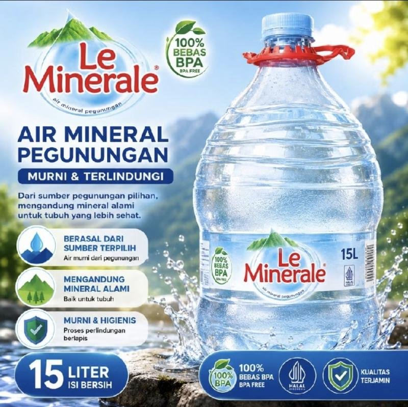 LE MINERAL GALON 15L